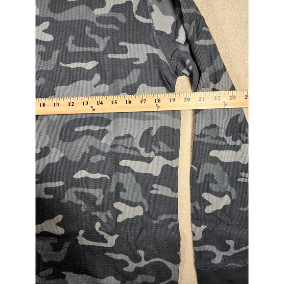 Vintage Mossimo Shirt Mens Large Pullover Camo Army Athletic Fit Thermal NWT A9 - Picture 6 of 12